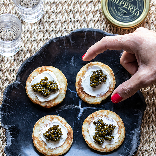 Blini and Caviar bundle